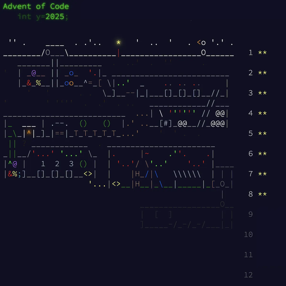 Titelbild von Advent of Code - Advanced Level
